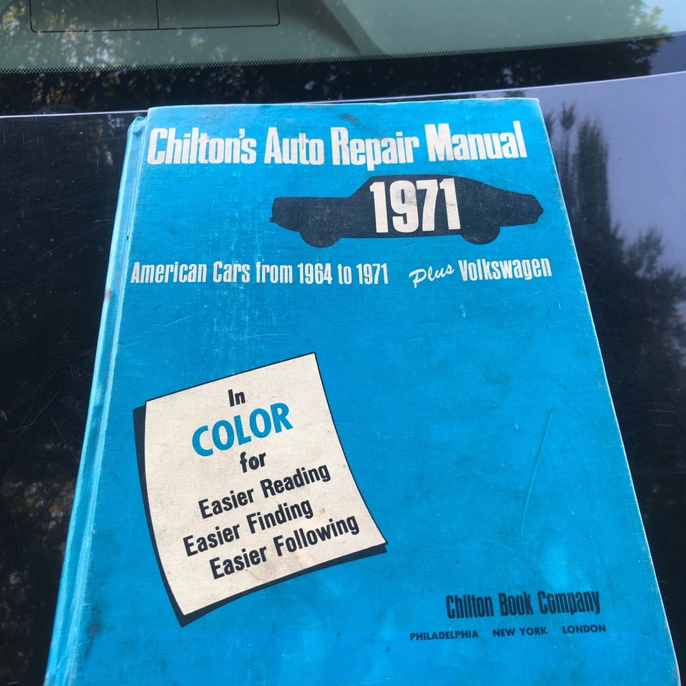 Chilton’s Auto Repair Manual 1971 American Cars 1964-1971 +Volkswagen